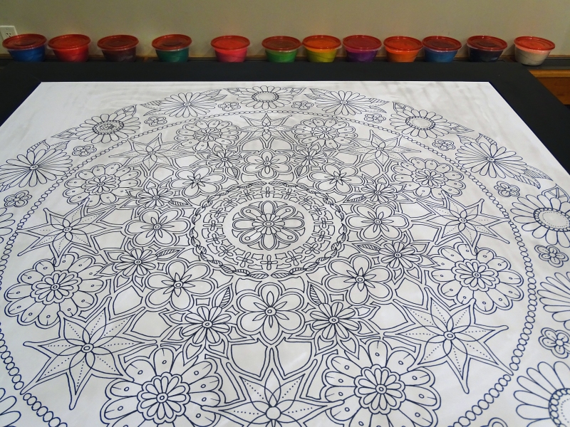 Mandala 2015 Community Sand Painting Outline