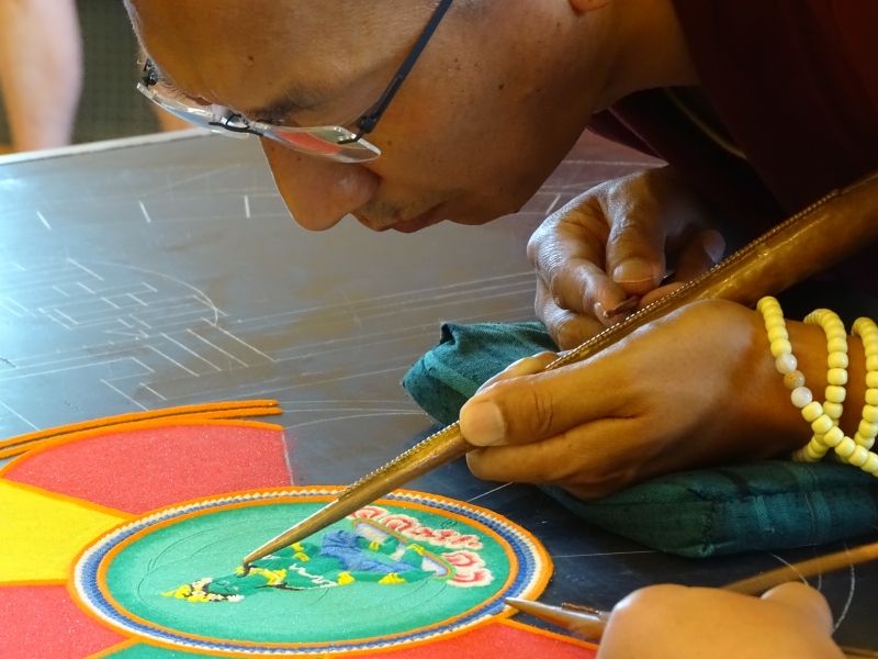 Mandala 2015 Creation of Green Tara