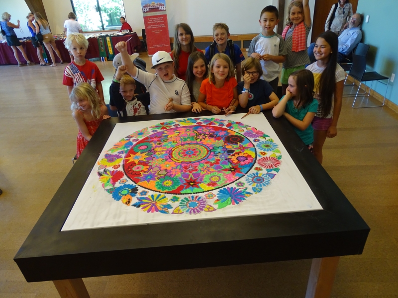 Mandala 2015 - Community Sand Painting Team