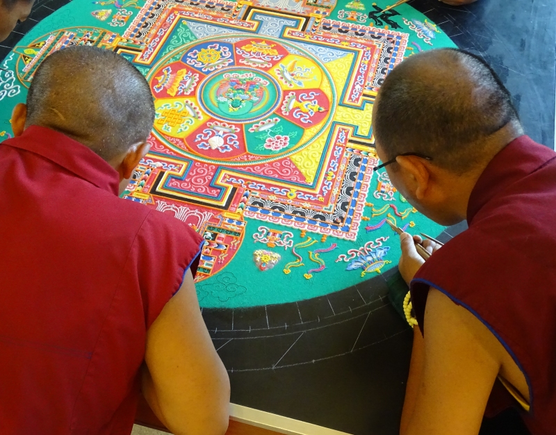 Mandala 2015 - Day 4 Monks Working