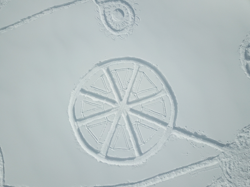 Snow Drawing