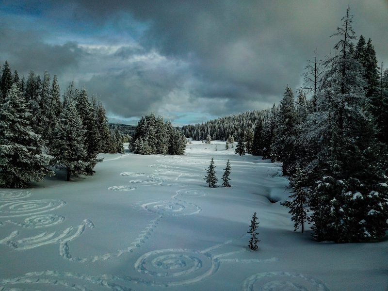 Snow Drawing