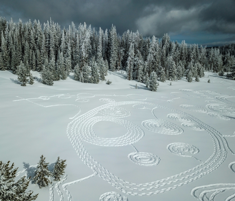 Snow Drawing