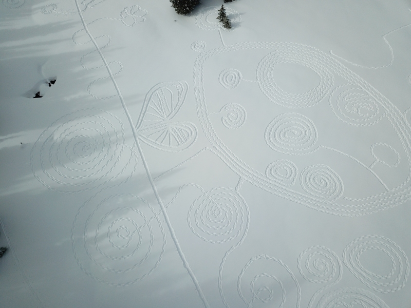 Snow Drawing