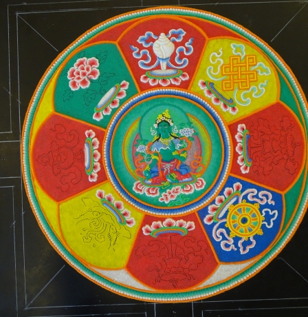 Mandala 2015 Completed Green Tara