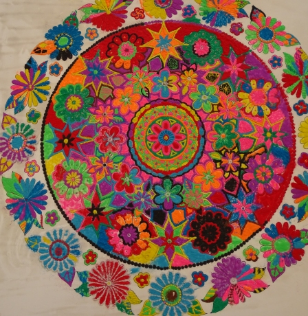 Mandala 2015 A Completed Community Sand Painting