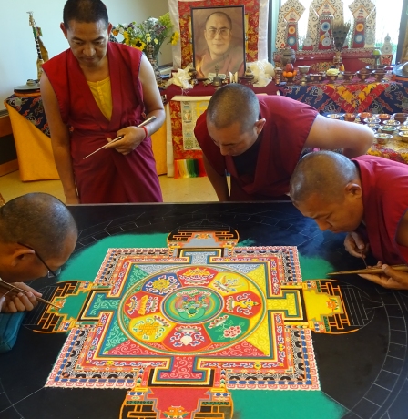 Mandala 2015 - Monks Working on Day 3