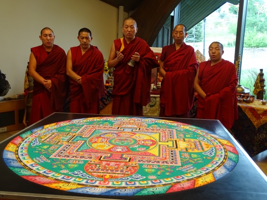 A chant for the mandala's completion.