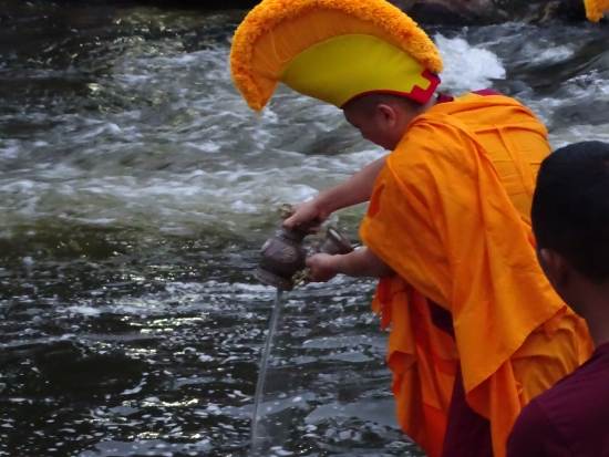 The Green Tara mandala flows into the flow of the Yampa River.