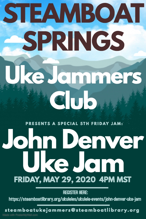 John Denver Uke Jam Poster