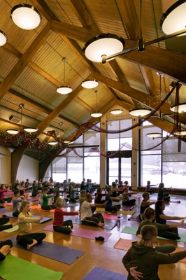 Yoga in Library Hall