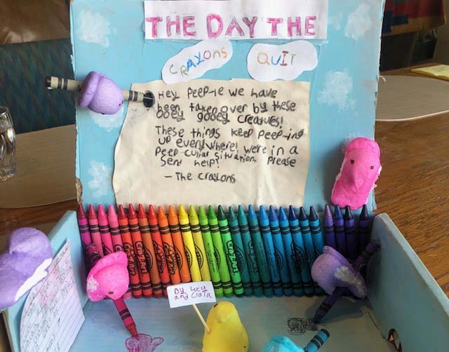 The Day the Crayons Quit by Lucy Gray & Clara Gray - Entry 13