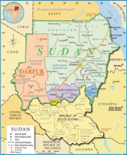SUDAN MAP