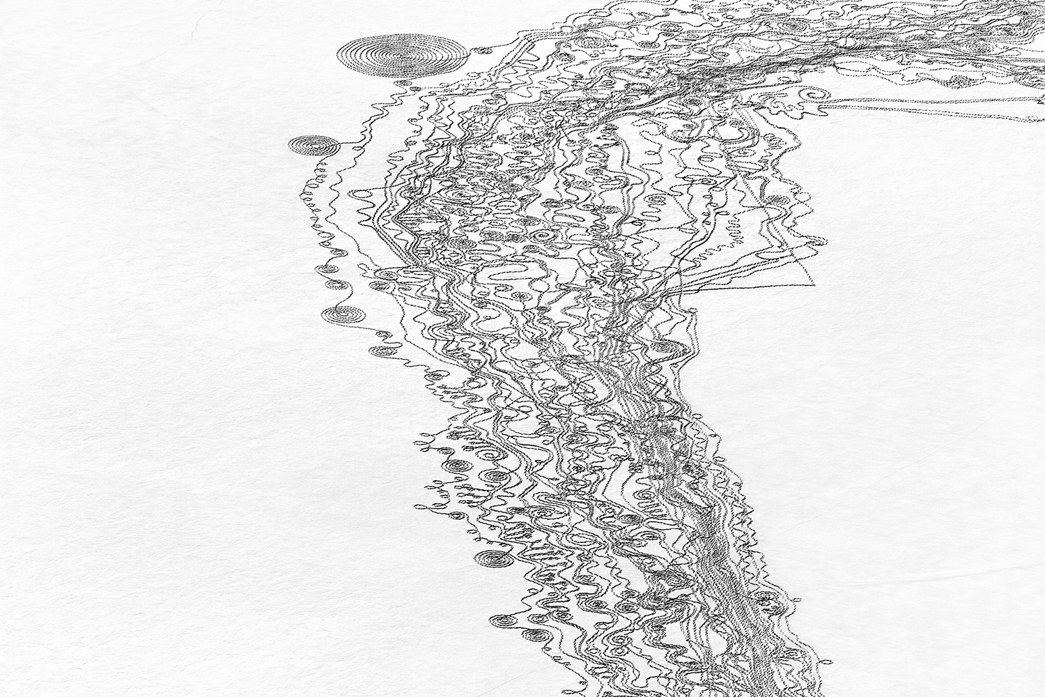 2014 snow drawing on Lake Catamount